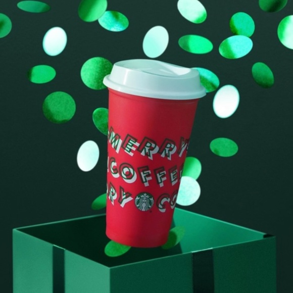 Starbucks Holiday Reusable Discount Cup Red Hot - Picture 6 of 6